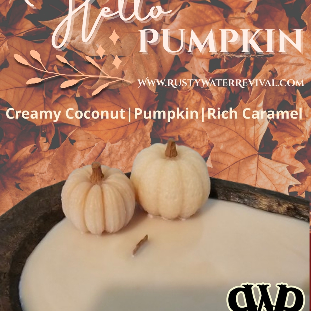 Pumpkin Candle, Dough Bowl Candle